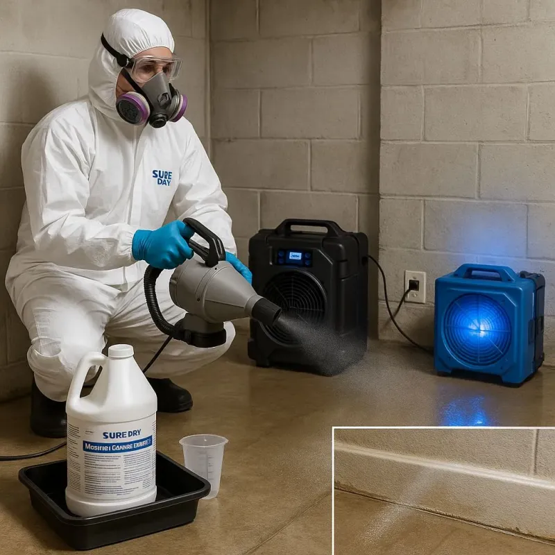 Sanitization and Odor Removal process in Inman Mills, SC