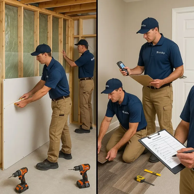 Repairs and Reconstruction process in Inman Mills, SC